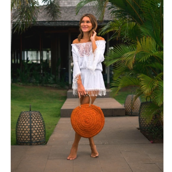 French round basket bag - Picture 4 of 4